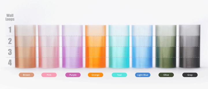 Produktbild Bambu Lab PETG Translucent (PETG, 1.75 mm, 1000 g, Grau)