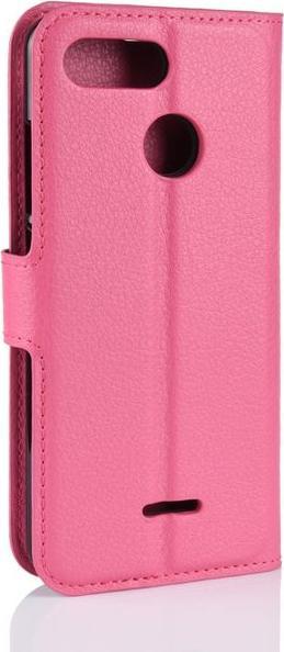 Actual product image MU Classic Litchi Leather Bookcover Series (Xiaomi Redmi 6)