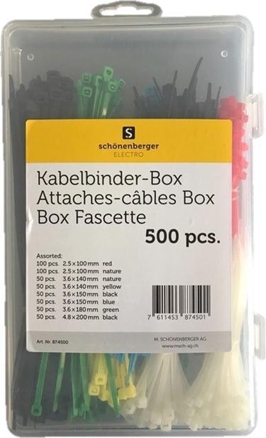 Schönenberger Cable tie set (200 mm, 500 pcs.)