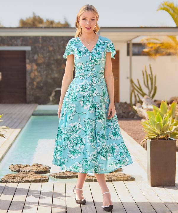 Produktbild Joe Browns Button Through Short Sleeve Floral Dress (16)