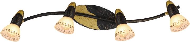 Actual product image Globo Spotlight NOVARA, gold patinated, 5449-4 (E14)