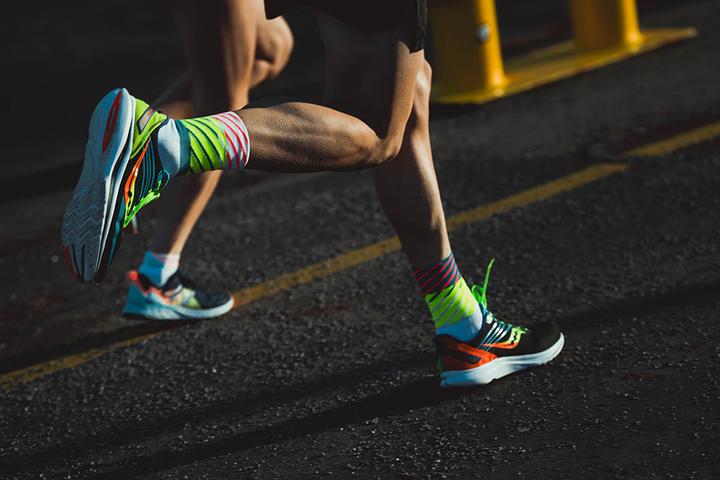 Actual product image Incylence Running Diagonals Orange Inferno (35 - 38)