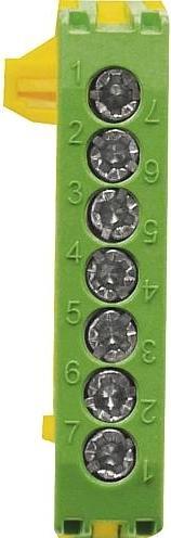 Immagine prodotto Pollmann Terminale di distribuzione PE7-F2 verde Terminale di terra di protezione 7x16mm² 202026