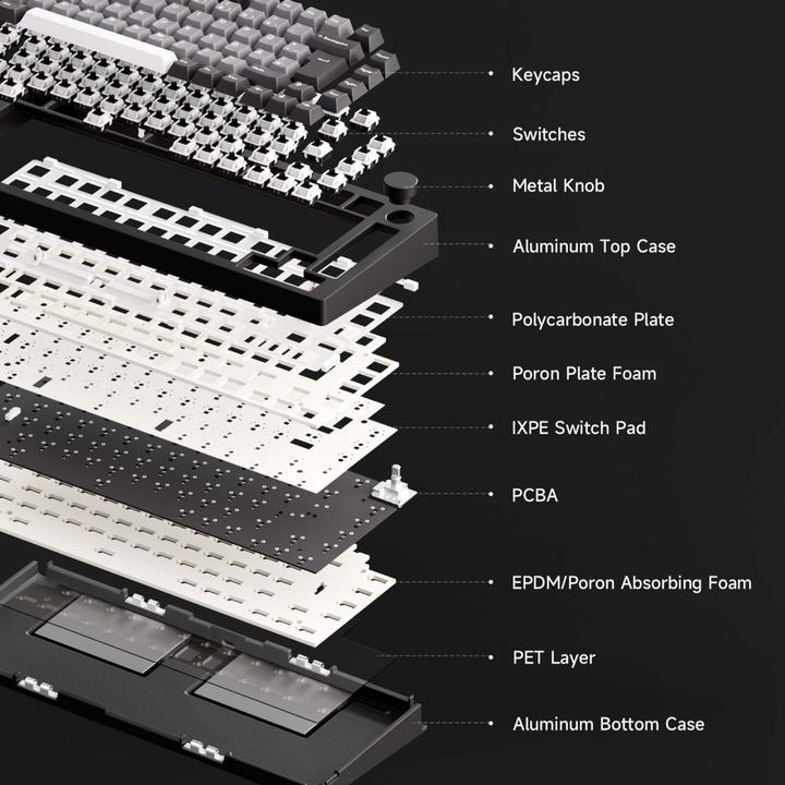 Image du produit Akko Monsgeek M1 V5 (DE, Filaire, Sans fil)