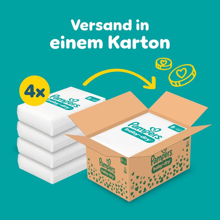 Produktbild Pampers Baby-Dry (Gr. 8, Monatsbox, 120 Stück)