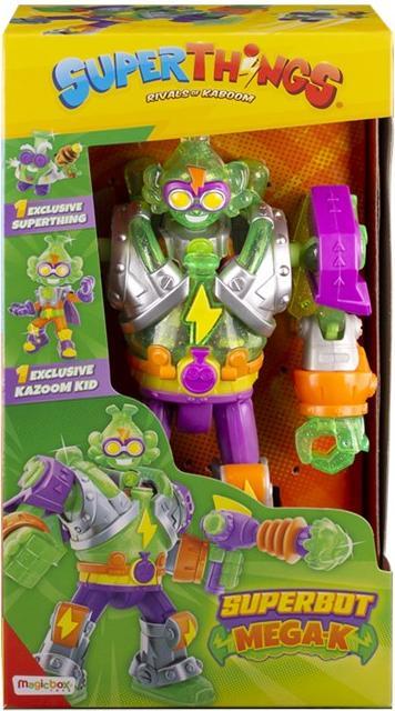 Immagine prodotto Magic Box Robot gigante articolato Superbot Mega K con pilota e 1 SuperThing
