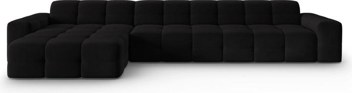 Actual product image Micadoni Velvet Left Corner Sofa, "Kendal", 5 Seats, 357x173x79Made in Europe (Corner sofa)