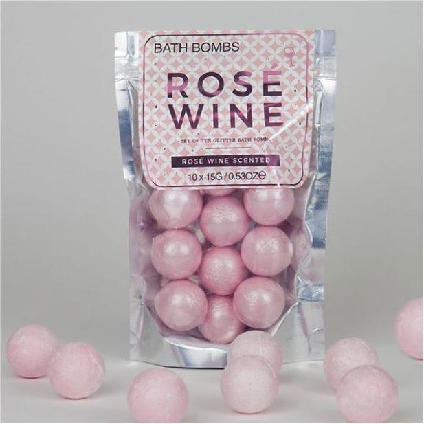 Image du produit TOP Bombes de bain au vin rosé (Bombe de bain)