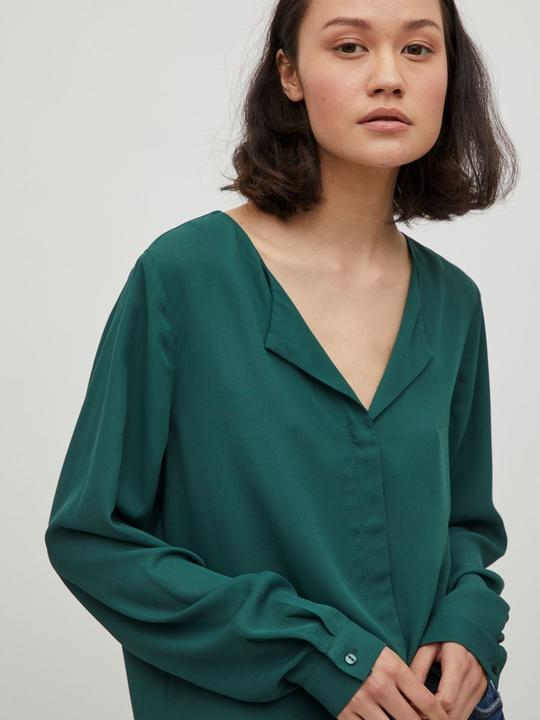 Image du produit Vila Chemise à col fendu High Low (L)