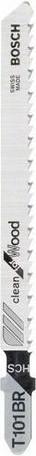 Produktbild Bosch Professional Zubehör Stichsägeblatt T 101 BR Clean for Wood, 25er-Pack