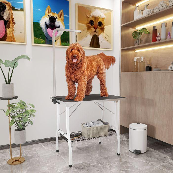 Produktbild Swisshandel24 Hundepflegetisch, höhenverstellbar Trimmtisch für Hunde, klappbar Schertisch (Hund)