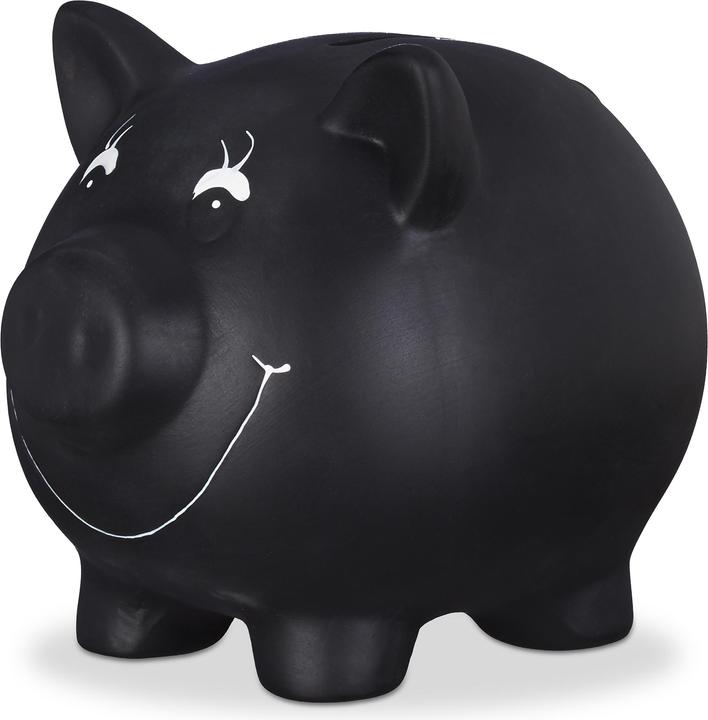 Produktbild Relaxdays Sparschwein zum Beschriften (17 x 13 x 14 cm)
