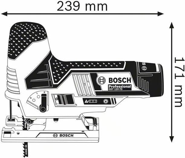 Actual product image Bosch Professional GST 12V-70 Solo