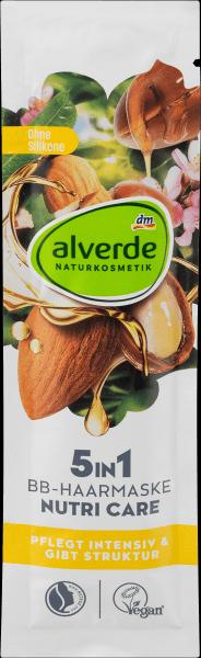 dm alverde Hair Mask Nutri-Care BB 5in1 Organic Almond, Organic Argan (20 ml)