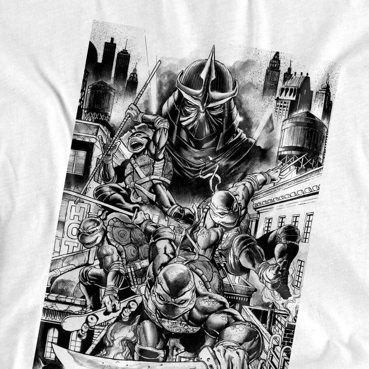 Actual product image Teenage Mutant NT Unisex Adult Take Down Shredder T-Shirt (M)