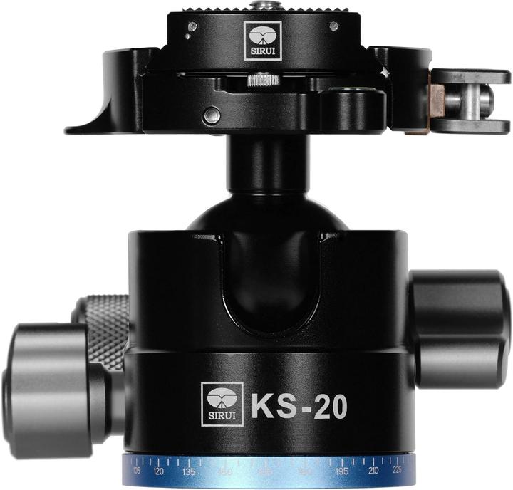 Sirui KS-20 Kugelkopf black mit Schnellverschluss und TY-55X Platte (Kugelkopf)