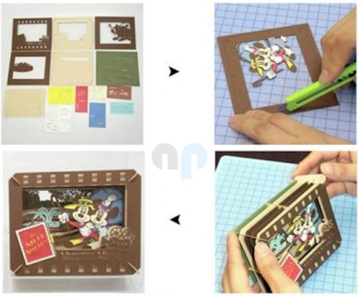 Immagine prodotto Ensky Ghibli - Mon Voisin Totoro - Sagoma di Totoro in carta stile bois