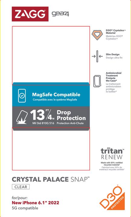 Valori nutrizionali e ingredienti Zagg Invisibleshield Glass Elite Am (Apple iPhone 14)