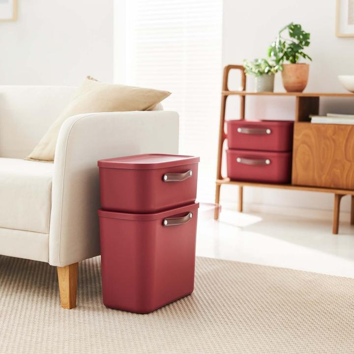 Produktbild Rotho 2er-Set Aufbewahrungsbox Maloja 25l (25 l)