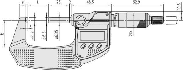 Produktbild Mitutoyo Mikrometer (2.50 cm)