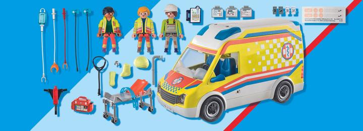 Actual product image Playmobil 71202 Ambulance with light and sound (71202, Playmobil City Life)