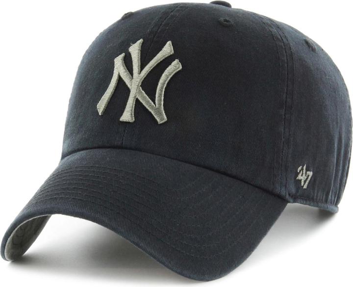 47 Brand Relaxed Fit Cap - Clean Up New York Yankees Schwarz