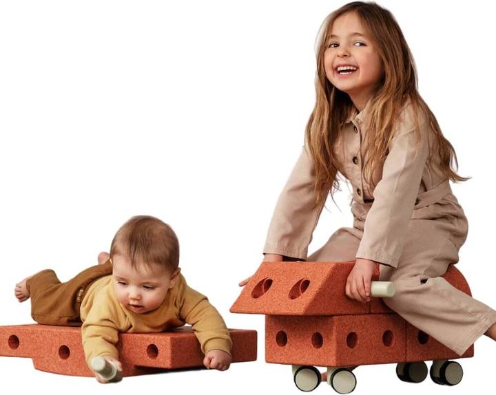 Image du produit Modu Explorer-Set - Jeu de construction Jouet d'équilibre, toboggan, bascule