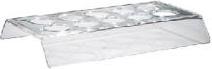 Image du produit Multi Shotsbakke Glassforever 15.5x25x3.6 cm Polycarbonate Transparent,10 pcs/pk
