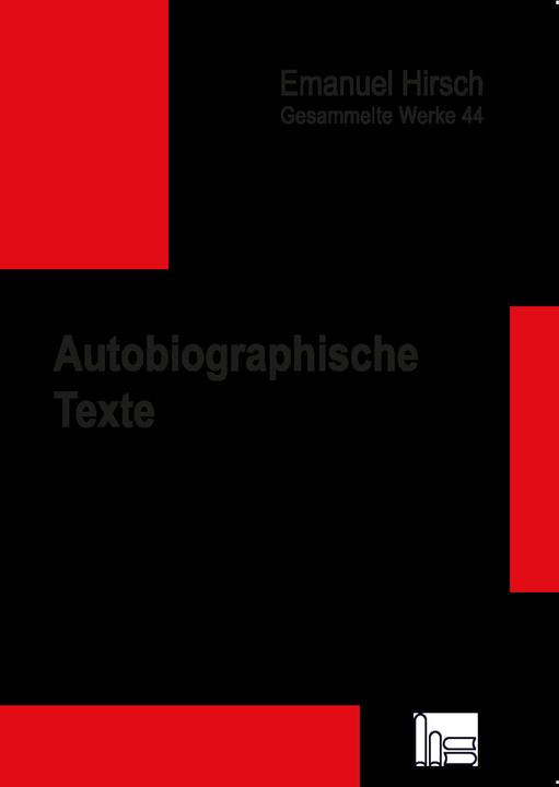 Immagine prodotto Emanuel Hirsch - Gesammelte Werke / Autobiographische Texte (Tedesco, Friedrich Hauschildt, Emanuel Hirsch, 2022)