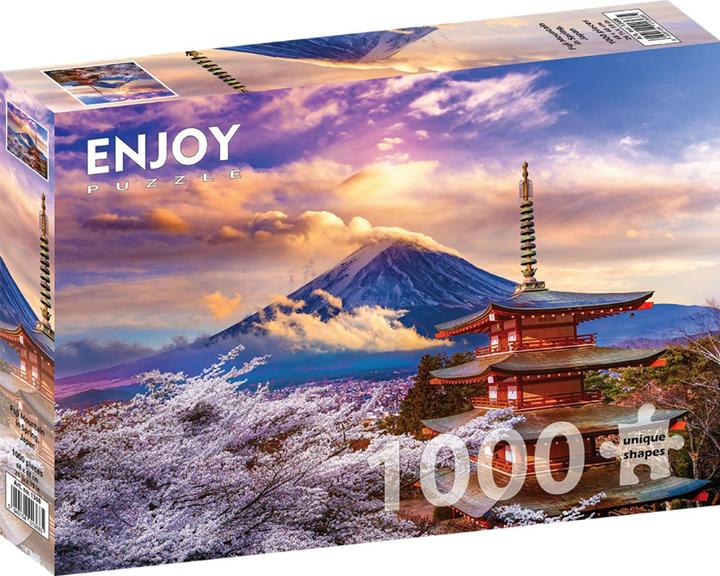 Immagine prodotto Enjoy Puzzle ENJOY-1368 - Monte Fuji in primavera, Giappone, puzzle da 1000 pezzi (1000 pezzi)