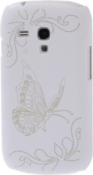 König Design Hard case cover for mobile Samsung Galaxy mini / i8190 / i8195 / i8200 white (Samsung Galaxy S3 Mini)