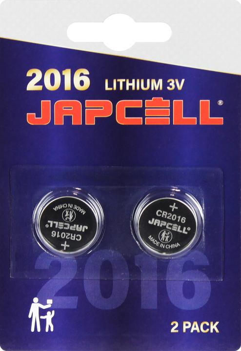 Produktbild Japcell Lithium CR2016 (2 Stk., CR2016)