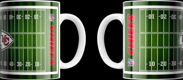 NFL Kansas City Chiefs Jumbo-Tasse „Field“ (450 ml, 1 x)