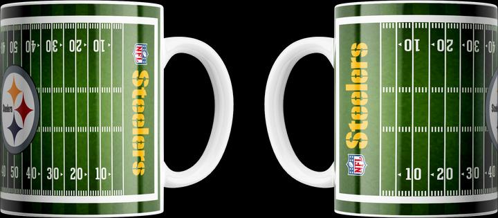 Immagine prodotto NFL Tazza jumbo "Field" dei Pittsburgh Steelers (450 ml, 1 x)