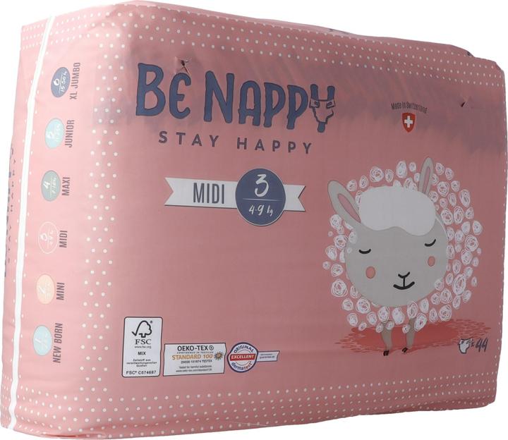 Immagine prodotto Be Nappy Pannolino (Dimensione 3, Pacco trasportabile, 44 Pezzo/i)