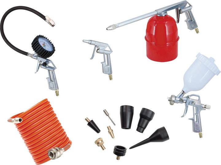 Produktbild Dema Druckluftset Werkzeugset Druckluftpistole 13tlg