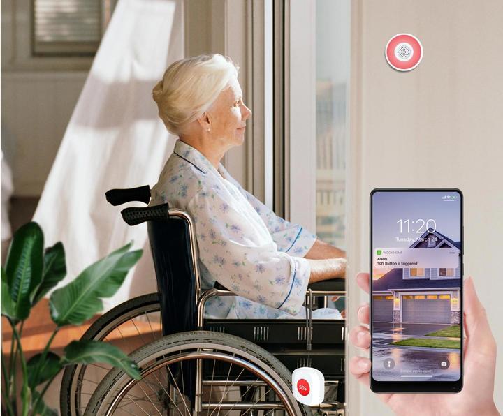 Actual product image Woox Zigbee Intelligent SOS Button