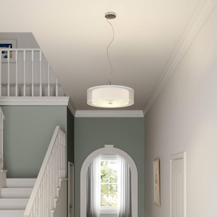 Actual product image Lindby Pikka LED pendant light Ø50 White (E27)