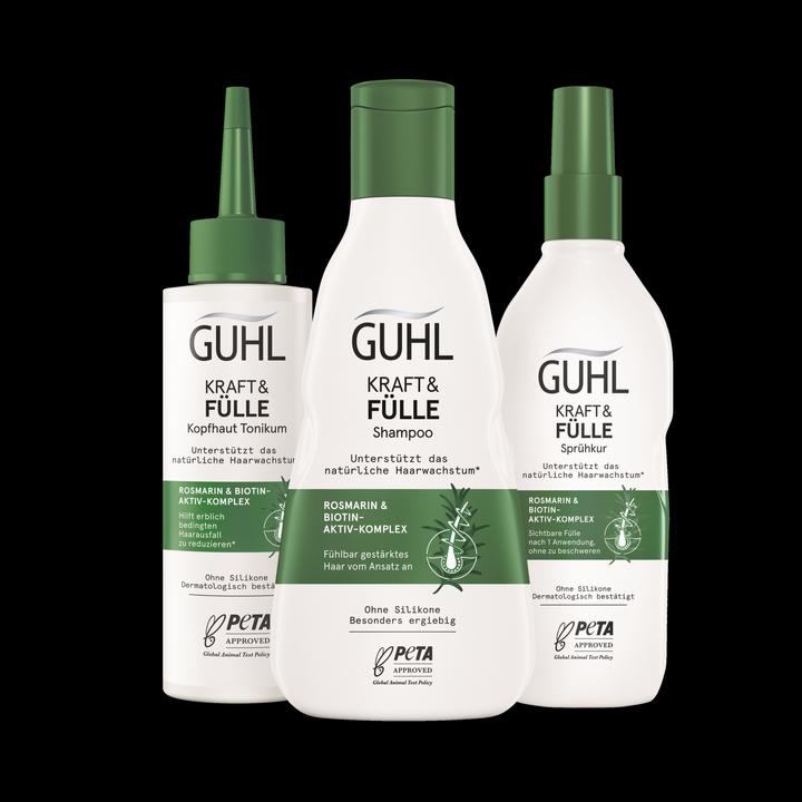 Produktbild Guhl Kraft + Fülle Shampoo 250ml (250 ml, Flüssiges Shampoo)