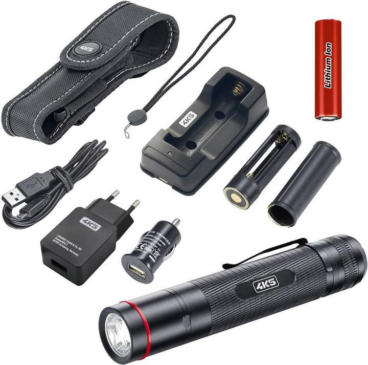 Produktbild 4K5 Wasserdichte Arbeitslampe mit grosser Leuchtkraft und einstellbarem Fokus (900 lm)