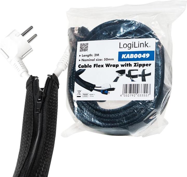 Actual product image LogiLink Cable protection (Cable conduit, 200 cm)