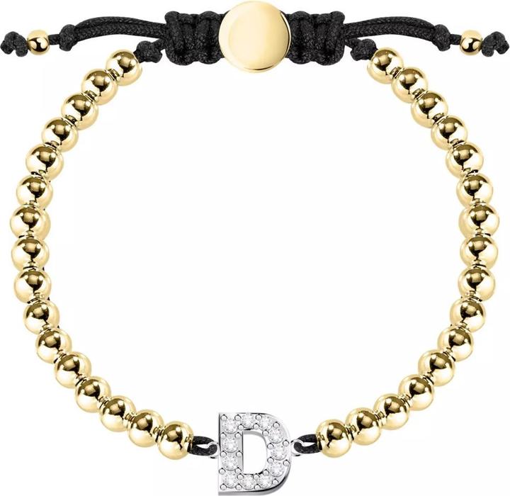La Petite Story Myself Letter D Armband (17 cm, Edelstahl)