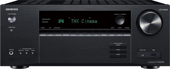 Onkyo TX-NR6100 (7.2 channels, AM, FM, DAB+)