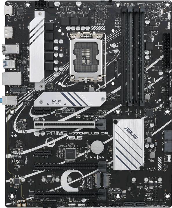 Produktbild ASUS PRIME H770-PLUS D4 (LGA 1700, Intel H770, ATX)