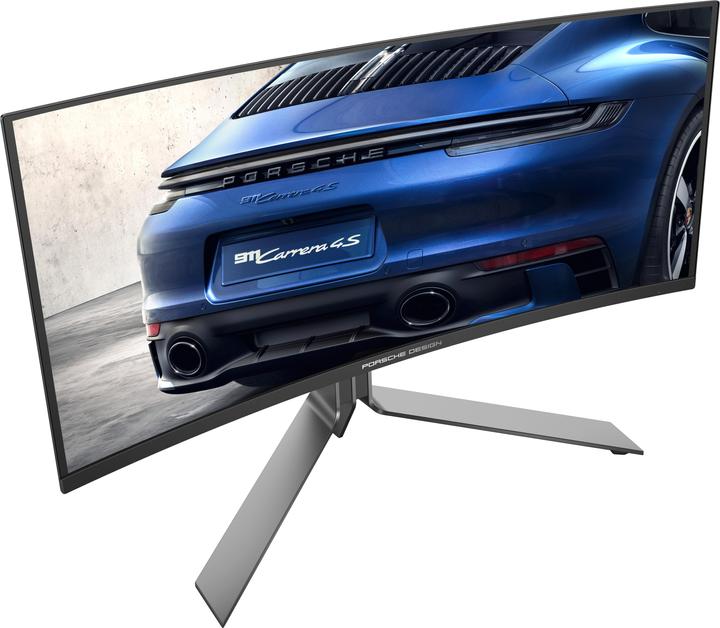 Actual product image AOC PD3434" Curved OLED Monitor,,, Speakers, height-adjustable, 2x HDMI, DisplayPort, USB Hub, RJ45 (3440 x 1440 pixels, 34")