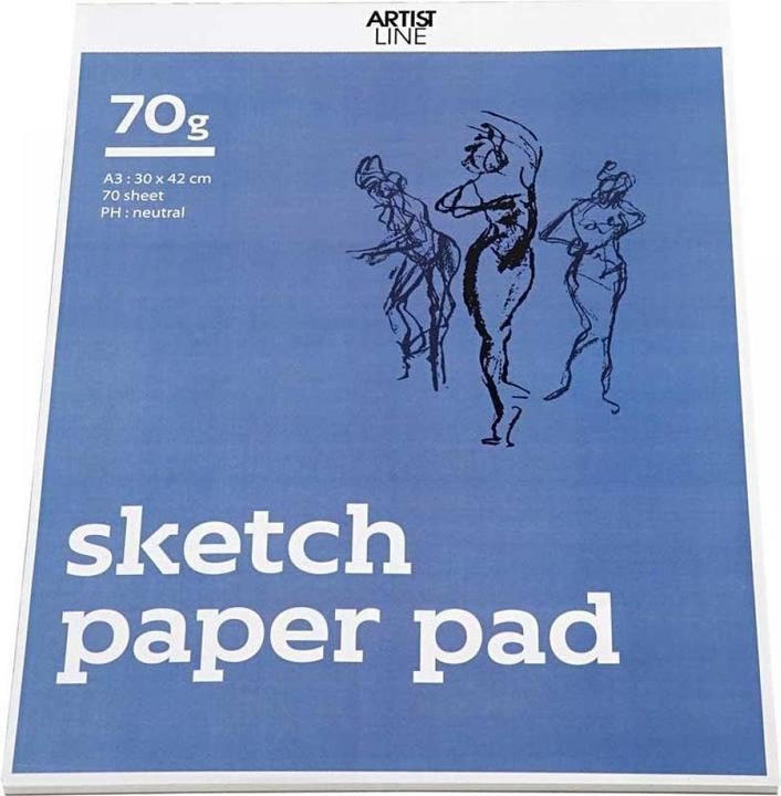 Actual product image Creativ Company Schetsblok Wit A3 70gr, 70 Vellen (A3)