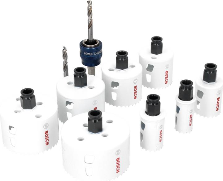 Produktbild Bosch Professional Zubehör 11-tlg. Elektriker-Set 2 Progressor for Wood&Metal (25 mm, 32 mm, 40 mm, 76 mm, 60 mm, 68 mm, 54 mm, 86 mm)