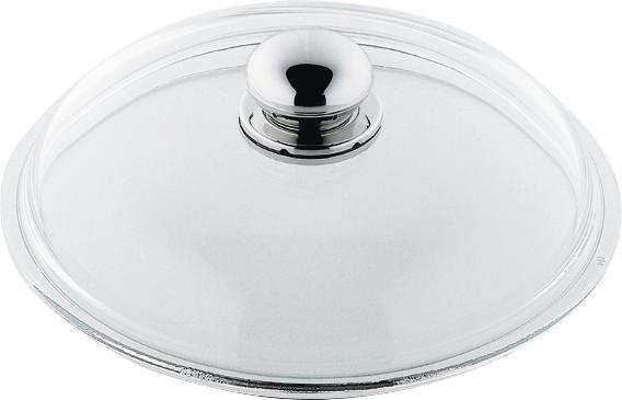 Silit Topfdeckel Glasdeckel Deckel 20cm Metallgriff spülmaschinengeeignet (20 cm, Metall, Glas)