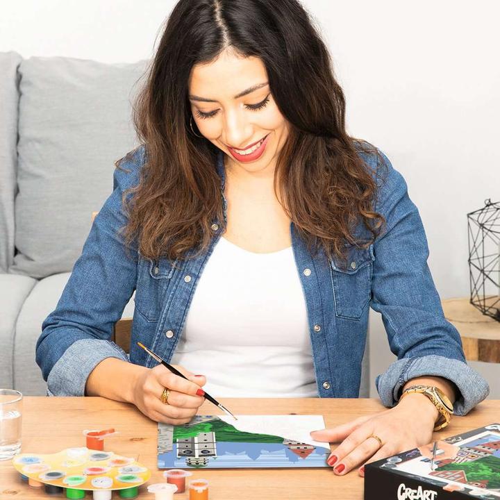 Immagine prodotto Ravensburger CreArt - Pittura per numeri 23685 - Ravensburg colorata - da 12 anni - Anniversario 50