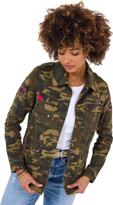 Actual product image Joe Browns BOUTIQUE Embroidered Camo Jacket (36)